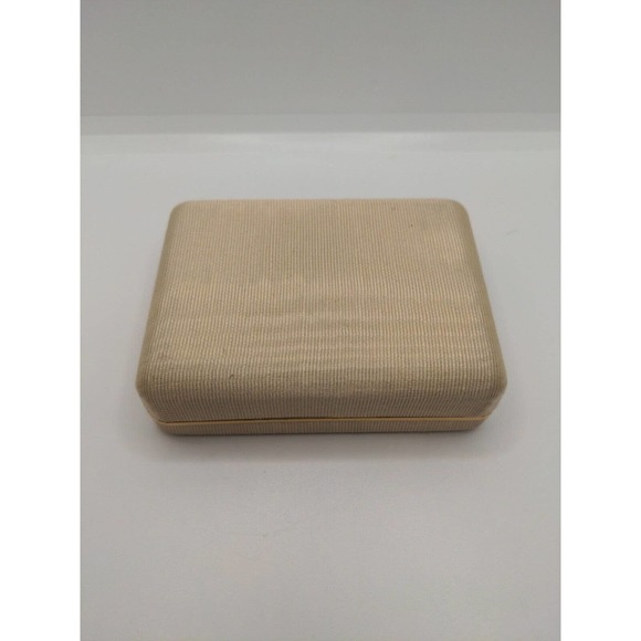 Vintage MJENT Gold Tone Brooch With Brown And Gold Crystal Crescent Circle Shape - Picture 3 of 13